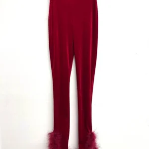 B10923 Fur Velvet Leggings