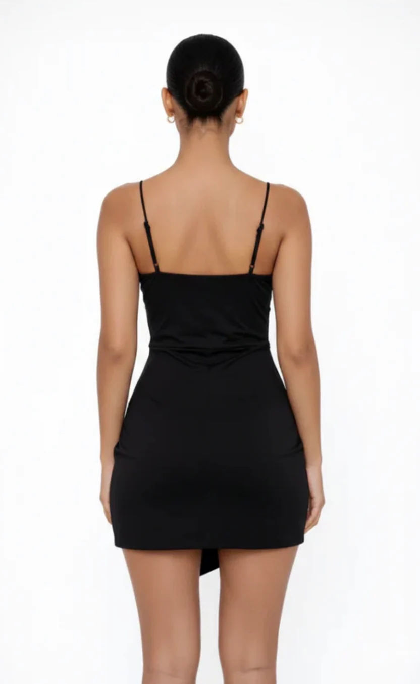 The Soft Life Ruched Mini Dress - Image 3